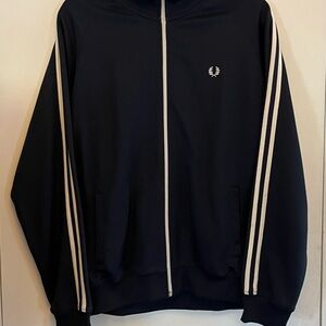 Fred Perry Men's Black Track Jacket